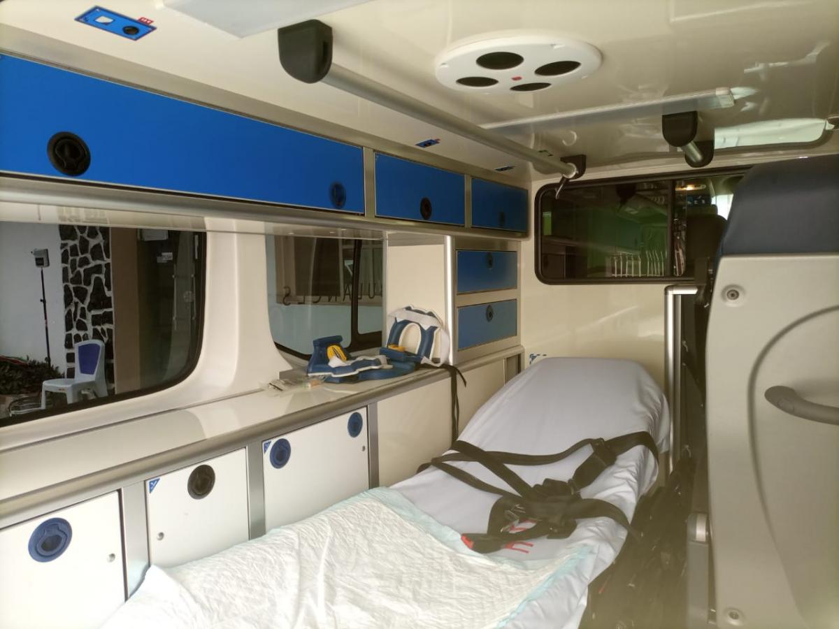 BestCare Hospital Ambulance Inner View